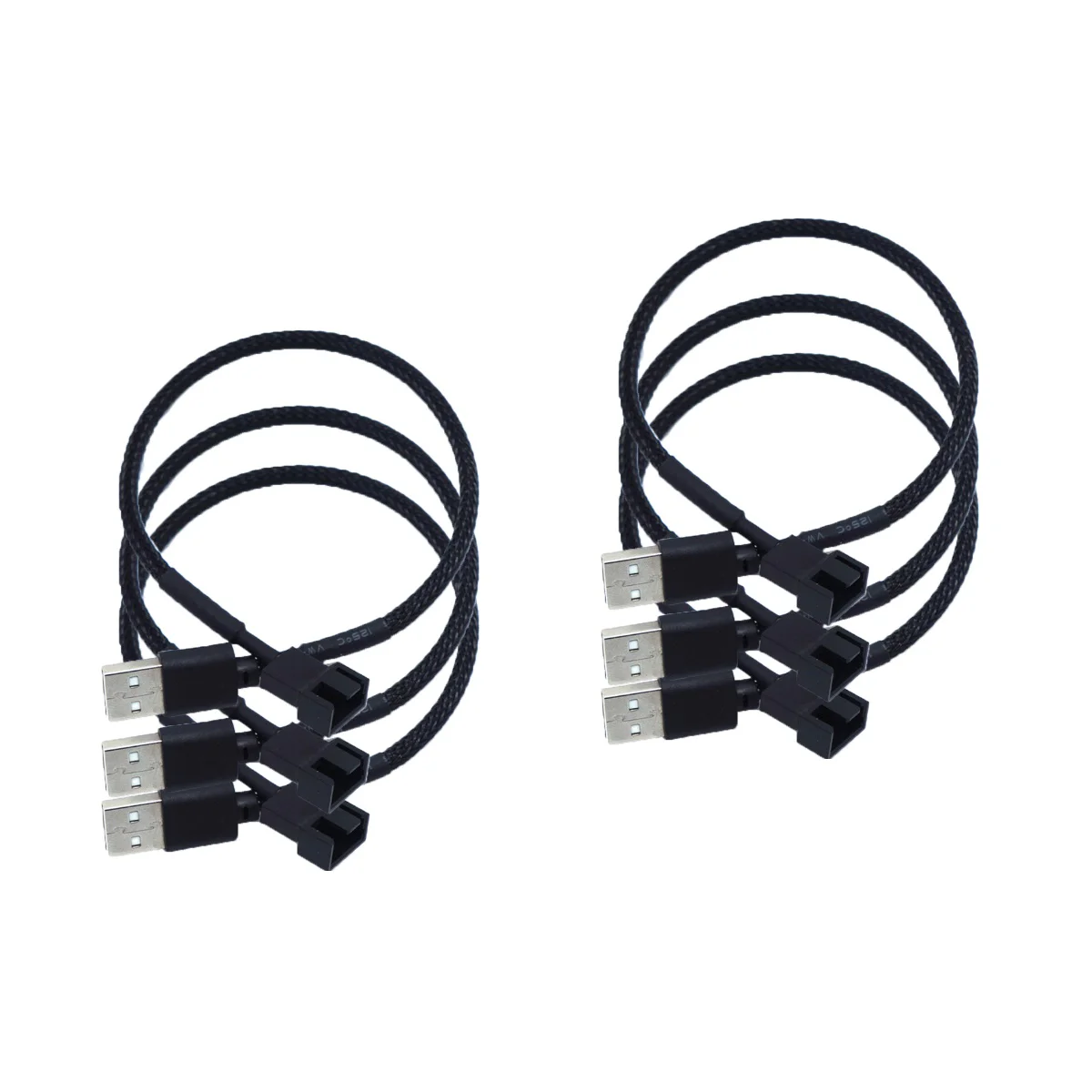 6 pcs USB to 4Pin Fan Adapter Cables 4Pin Computer PC Fan Power Cable Connector Adapter Connect (Black)
6 pcs USB to 4Pin Fan Adapter Cables 4Pin Computer PC Fan Power Cable Connector Adapter Connect (Black)