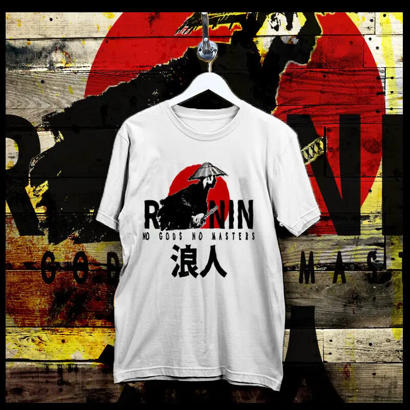 Футболка с самураем Shogun Assassin Bushido Ronin Masterless Samurai новая хлопковая футболка
