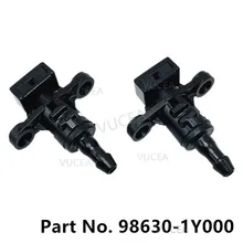 1 pair Genuine For Windshield Washer Nozzle Cleaning nozzle of wiper For Hyundai Veloster For Kia Morning 986301Y000 98630-1Y000