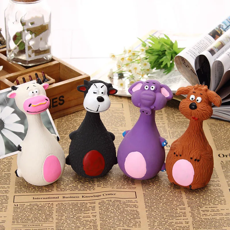 Cute Pet Toys Latex Squeaky Sound Toys Elephant Cow Bite-Resistant Puppy Toy Chew Teeth Cleaning Dogs Pets Products
Cute Pet Toys Latex Squeaky Sound Toys Elephant Cow Bite-Resistant Puppy Toy Chew Teeth Cleaning Dogs Pets Products