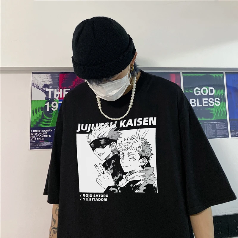 Oversized Neutral Harajuku Tshirt Printed Unisex Short Sleeve T Shirt Cool Cartoon Anime Casual T-shirt Streetwear Tops Shirt
Oversized Neutral Harajuku Tshirt Printed Unisex Short Sleeve T Shirt Cool Cartoon Anime Casual T-shirt Streetwear Tops Shirt
