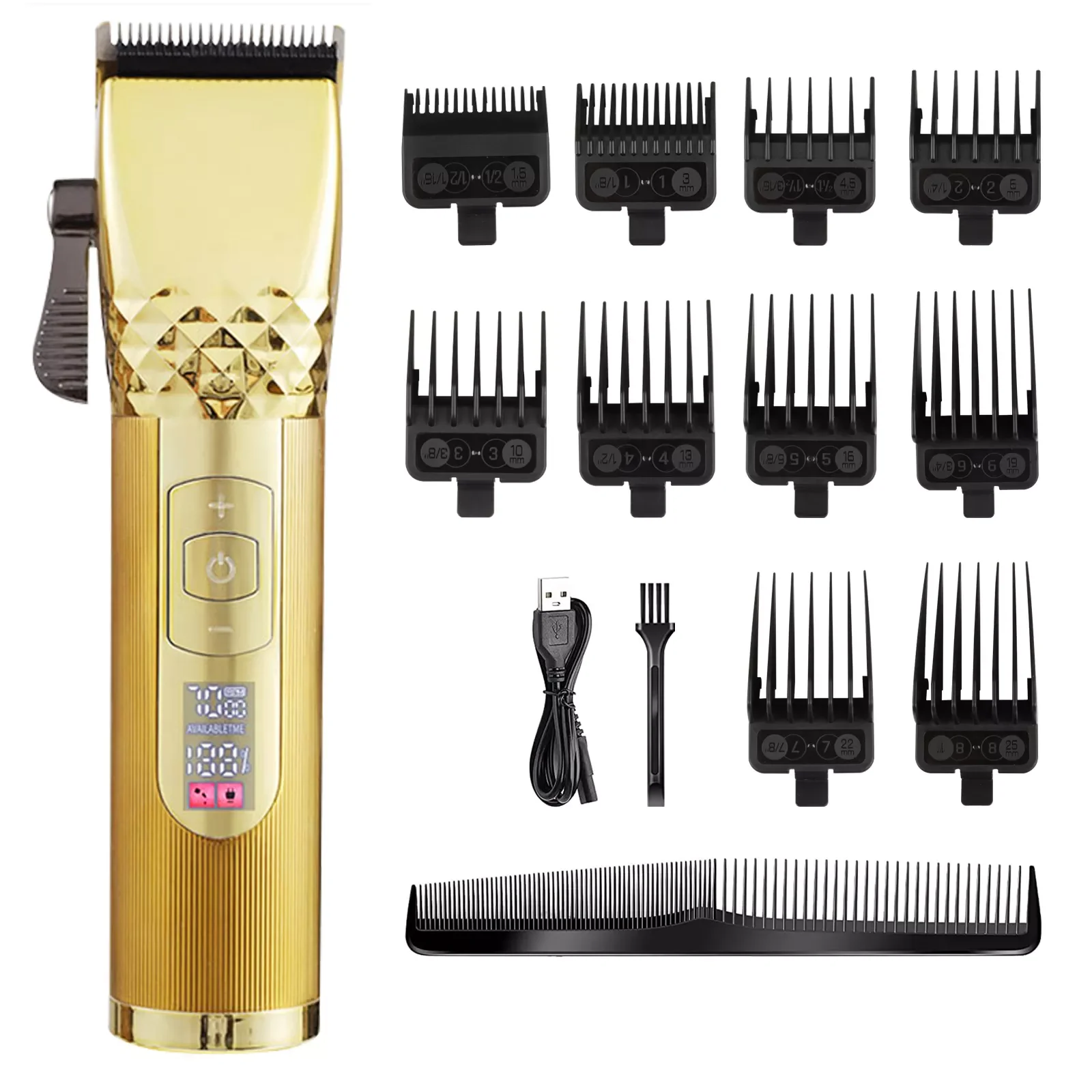 2022 New Electric Hair Clipper Man LCD Shaver Trimmer For Men Barber Professional Beard Rechargeable Hair Cutting Machine
2022 New Electric Hair Clipper Man LCD Shaver Trimmer For Men Barber Professional Beard Rechargeable Hair Cutting Machine