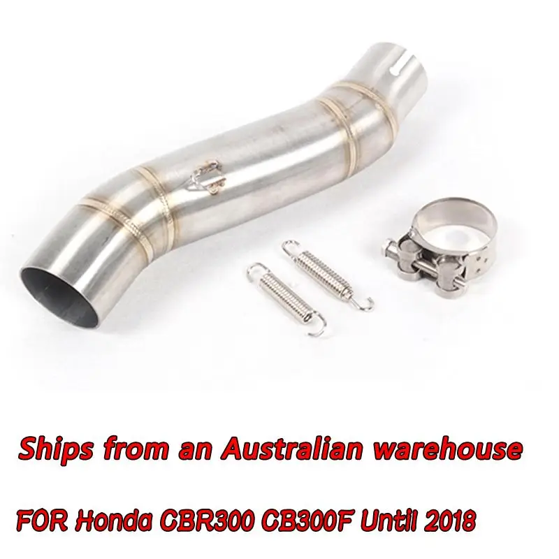 51MM For Honda CBR300 CB300F until 2018 Motorcycle Exhaust Mid Link Pipe Escape Connect Pipe Slip On Stainless steel
51MM For Honda CBR300 CB300F until 2018 Motorcycle Exhaust Mid Link Pipe Escape Connect Pipe Slip On Stainless steel