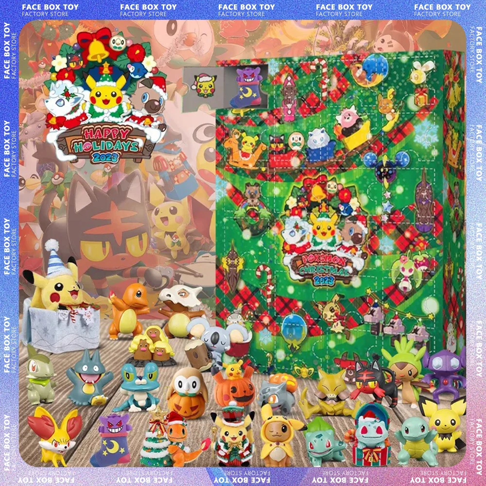 Pokemon Christmas Advent Calendar Pikachu Anime Figures Gengar Bulbasaur Blind Box 2024 Noel Decoration Toys Kids Navidad Gifts
Pokemon Christmas Advent Calendar Pikachu Anime Figures Gengar Bulbasaur Blind Box 2024 Noel Decoration Toys Kids Navidad Gifts