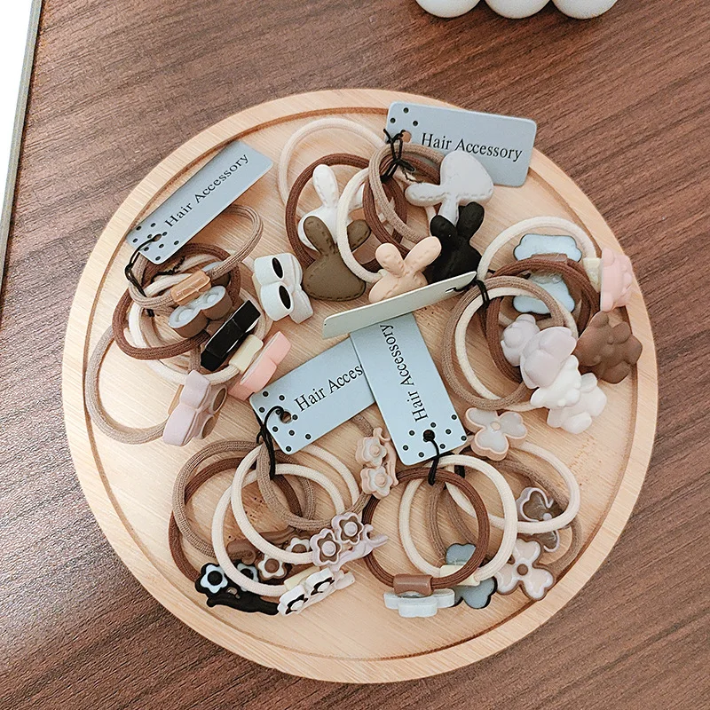 5 шт./компл., эластичные резинки для волос с цветочным бантом
5 шт./компл., эластичные резинки для волос с цветочным бантом