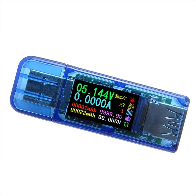 USB 3.0 Power Meter Tester AT35 USB Load Digital Multimeter Current Tester Voltage Detector DC 30.00V 4.000A
USB 3.0 Power Meter Tester AT35 USB Load Digital Multimeter Current Tester Voltage Detector DC 30.00V 4.000A