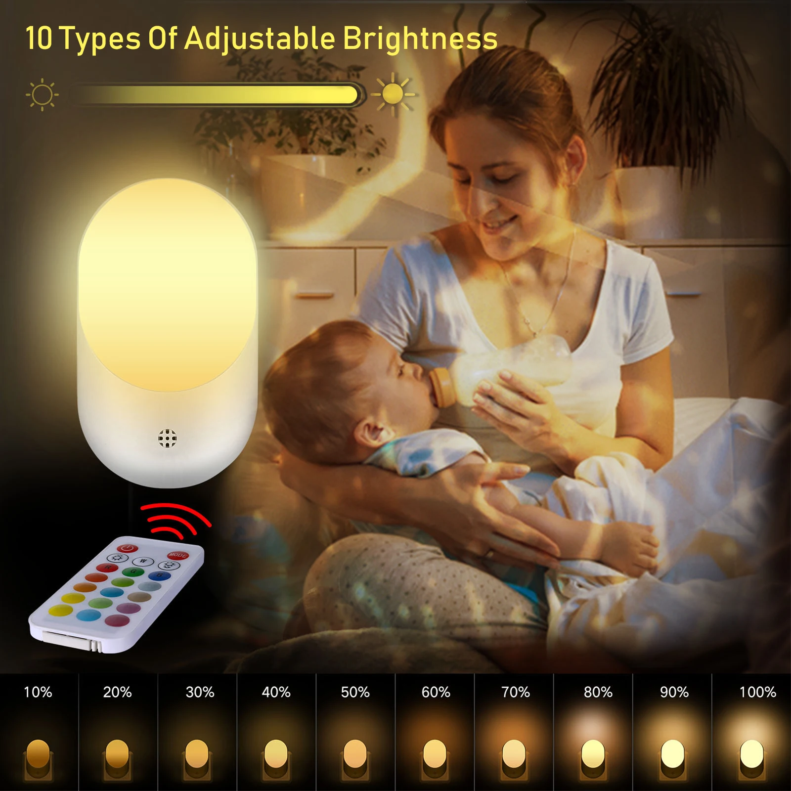 Mini LED Night Light RGB Plug in EU/US/UK Dusk to Dawn Sensor Wall Nights Lamp for Bedroom Hallway Stairs Corridor Dimmable
Mini LED Night Light RGB Plug in EU/US/UK Dusk to Dawn Sensor Wall Nights Lamp for Bedroom Hallway Stairs Corridor Dimmable