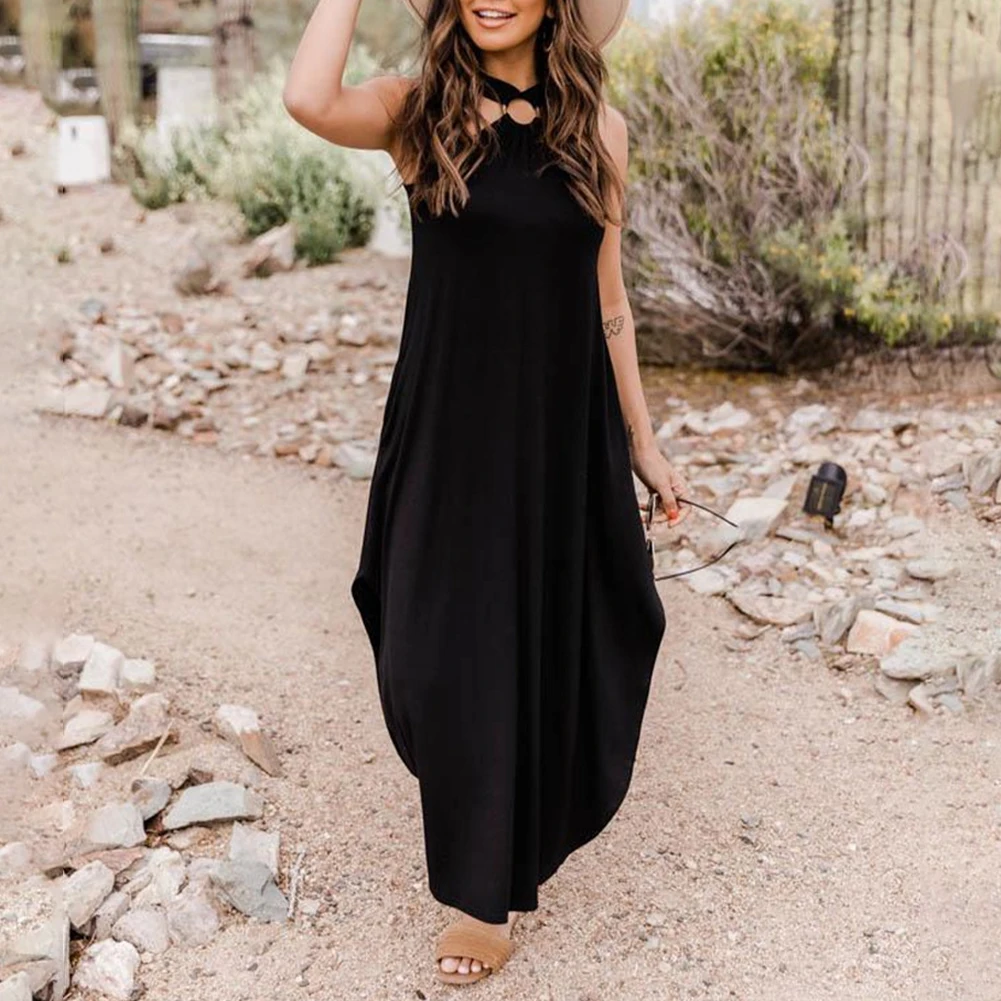 Long Women Dress Holiday Ladies Loose Dress Off Shoulder Party All Seasons Beach Summer Vacation Comfy Fashion
Long Women Dress Holiday Ladies Loose Dress Off Shoulder Party All Seasons Beach Summer Vacation Comfy Fashion