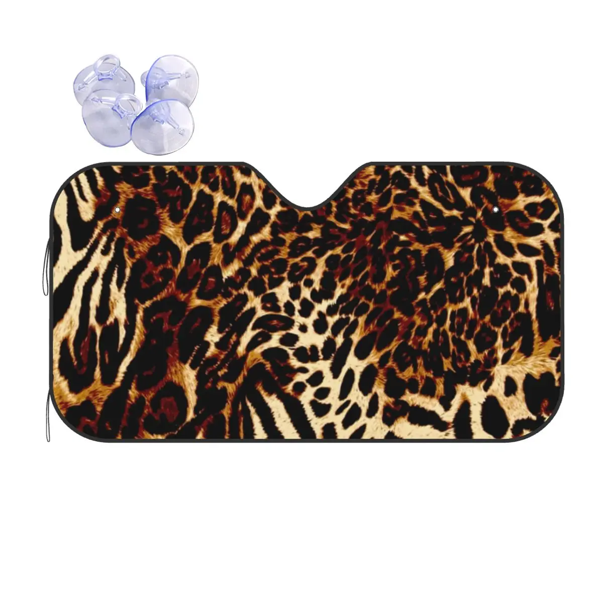 Leopard Fine Art Pattern Print Universal Sunshade Windscreen 76x140cm Animal Skin Texture Foils Sunshade Visor Heat Reflector
Leopard Fine Art Pattern Print Universal Sunshade Windscreen 76x140cm Animal Skin Texture Foils Sunshade Visor Heat Reflector