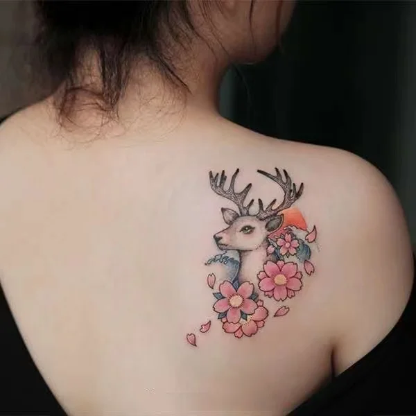 Sdotter 1PC Colorful Deer Temporary Tattoo Stickers For Mem Women Arm Body Art Fake Tattos Waterproof Animal Party Decals Tatoos
Sdotter 1PC Colorful Deer Temporary Tattoo Stickers For Mem Women Arm Body Art Fake Tattos Waterproof Animal Party Decals Tatoos