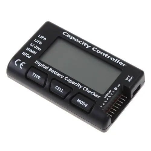 RC CellMeter-7 Digital Battery Capacity Checker LiPo LiFe Li-ion Nicd NiMH Battery Voltage Tester Checking CellMeter7
RC CellMeter-7 Digital Battery Capacity Checker LiPo LiFe Li-ion Nicd NiMH Battery Voltage Tester Checking CellMeter7