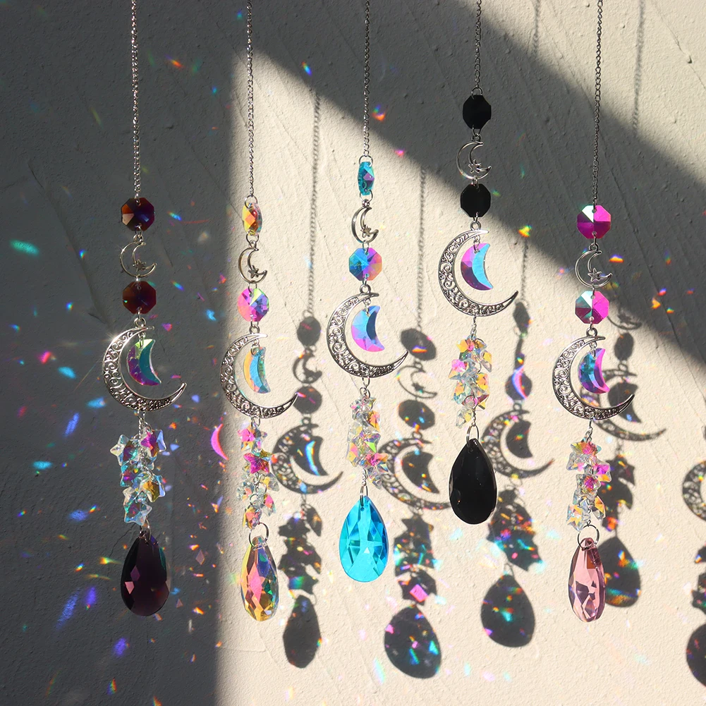 Crystal Wind Chime Metal Hexagon Star Moon Sun Catchers Windchimes Prism Dream Catcher Hanging Drop Home Garden Decor
Crystal Wind Chime Metal Hexagon Star Moon Sun Catchers Windchimes Prism Dream Catcher Hanging Drop Home Garden Decor