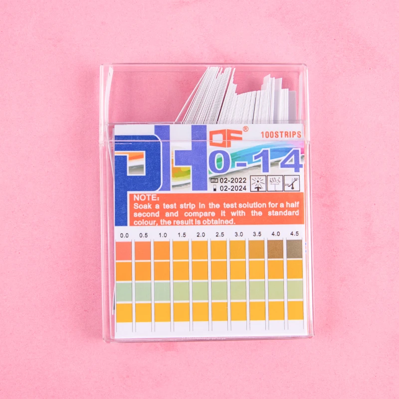 100pcs Strips/box PH0-14 Test Paper Laboratory Household PH Test Strips Indicator Scientific Litmus Alkaline Acid Testing
100pcs Strips/box PH0-14 Test Paper Laboratory Household PH Test Strips Indicator Scientific Litmus Alkaline Acid Testing