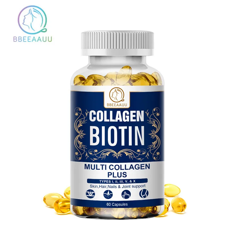 BBEEAAUU 60PCS Biotin for Hair Growth Fast Firm Hair Roots Protect Nails Collagen Whitening Anti-wrinkle Anti Aging Skincare
BBEEAAUU 60PCS Biotin for Hair Growth Fast Firm Hair Roots Protect Nails Collagen Whitening Anti-wrinkle Anti Aging Skincare