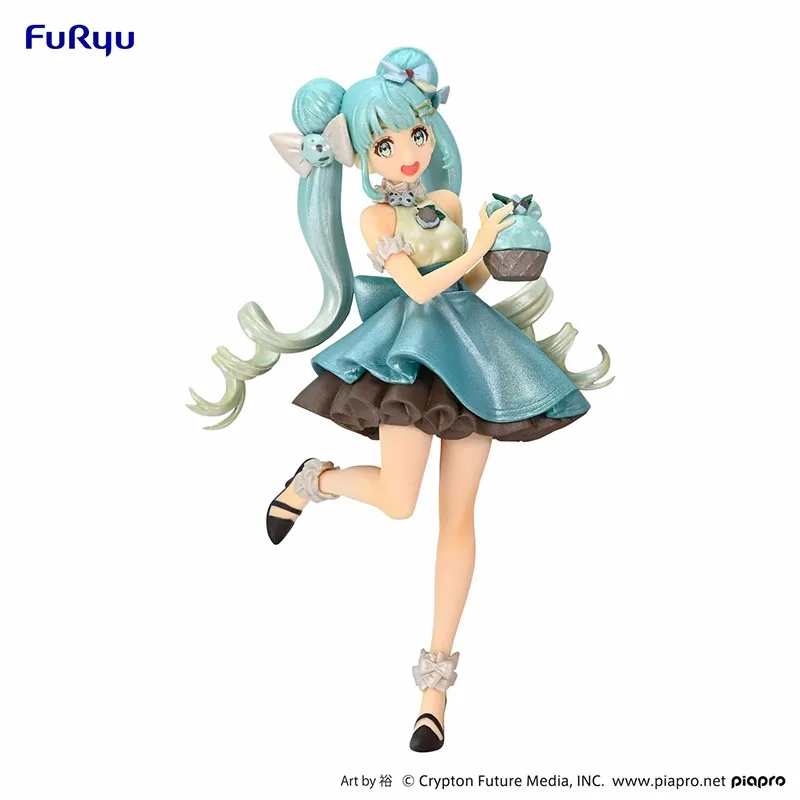 2023 сентября Furyu VOCALOID Hatsune Miku мятный шоколад жемчужный цвет Ver фигурка Кукла Kawaii Miku фигурка Игрушечная модель
2023 сентября Furyu VOCALOID Hatsune Miku мятный шоколад жемчужный цвет Ver фигурка Кукла Kawaii Miku фигурка Игрушечная модель