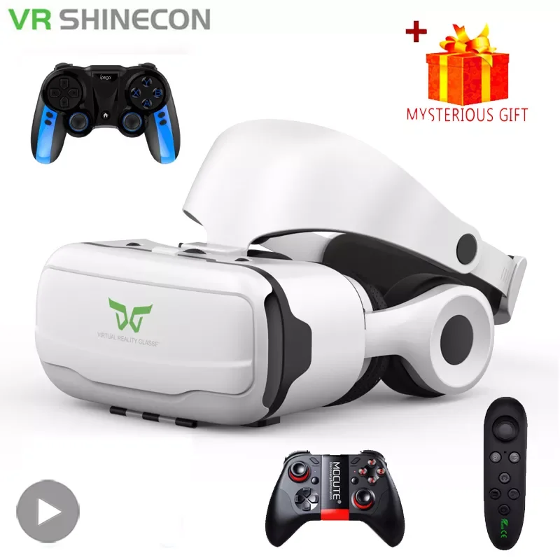 2023NEW VR Glasses Virtual Reality 3D Headset Helmet For Android iPhone Smartphone Mobile Phone With Controller Game Wirth Real
2023NEW VR Glasses Virtual Reality 3D Headset Helmet For Android iPhone Smartphone Mobile Phone With Controller Game Wirth Real