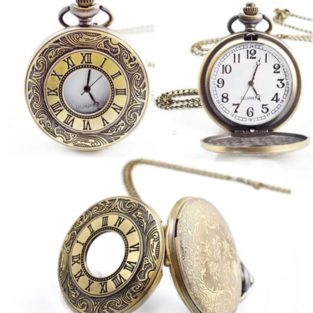 Men Women Hollow Unisex Watch Round Dial Vintage 1pc Quartz Pocket Double Display Quartz Pocket with Chain Pendant Necklac
Men Women Hollow Unisex Watch Round Dial Vintage 1pc Quartz Pocket Double Display Quartz Pocket with Chain Pendant Necklac