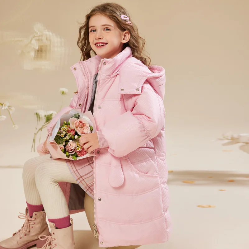 2023 Winter girls down jacket Children's hooded windproof fur collar warm thick coat Big children's white fashion duck down coat
2023 Winter girls down jacket Children's hooded windproof fur collar warm thick coat Big children's white fashion duck down coat