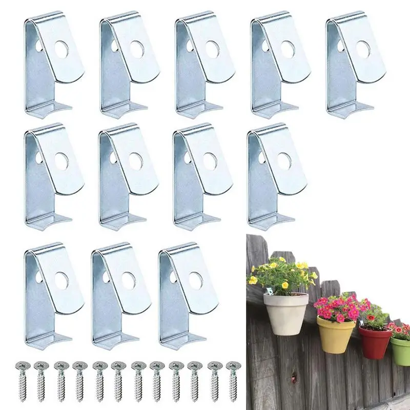 Plant Pot Clips Orchid Pot 12pcs Pots Hangers Wall Clay Pot Hanger Hook For 5in-8in Terracotta Pot For Gardens Fences Walls Back
Plant Pot Clips Orchid Pot 12pcs Pots Hangers Wall Clay Pot Hanger Hook For 5in-8in Terracotta Pot For Gardens Fences Walls Back