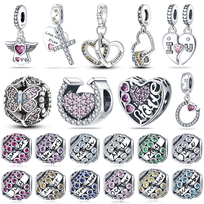 925 Sterling Silver Zircon Month Birthstone Fits Pandora 925 Original Silver Charm Bracelet For Women Pendant DIY Jewelry Hot
925 Sterling Silver Zircon Month Birthstone Fits Pandora 925 Original Silver Charm Bracelet For Women Pendant DIY Jewelry Hot