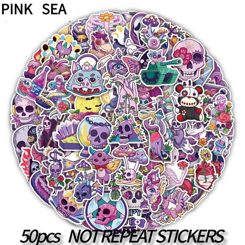 10/30/50pcs/set Cute Purple Horror Gothic Funny Cartoon Graffiti Stickers For Luggage Skateboard Kids Laptop Phone Case
10/30/50pcs/set Cute Purple Horror Gothic Funny Cartoon Graffiti Stickers For Luggage Skateboard Kids Laptop Phone Case