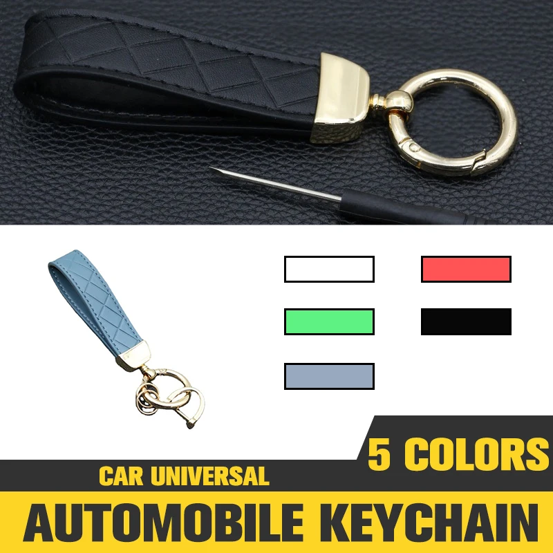 5 Colors Car Keychain Fashion Microfiber Leather Keychain Business Gift Keychain Men Ladies Car Key Belt
5 Colors Car Keychain Fashion Microfiber Leather Keychain Business Gift Keychain Men Ladies Car Key Belt