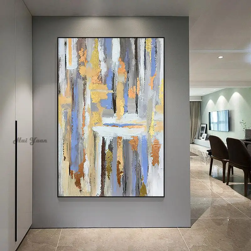 Pure Handmade New Arrival Abstract Canvas Oil Painting Design Modern Living Room Decoration Wall Hanging Art Nordic Home Decor
Pure Handmade New Arrival Abstract Canvas Oil Painting Design Modern Living Room Decoration Wall Hanging Art Nordic Home Decor