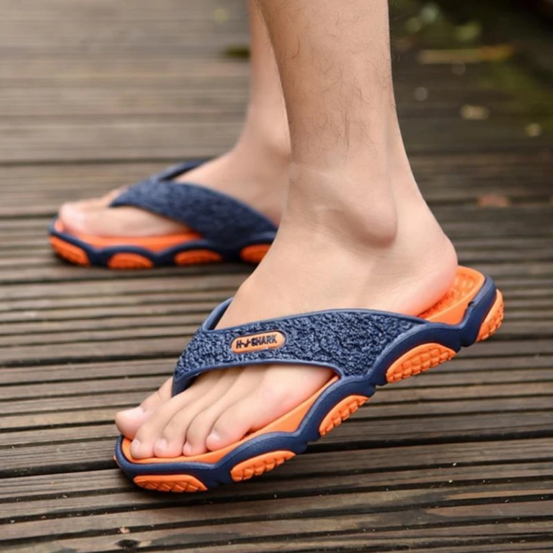 Fashion Men Outdoor Slippers Summer Breathable Non-slip Beach Shoes Flat Thick Bottom Sandals Mens Massage Flip Flops Shoes
Fashion Men Outdoor Slippers Summer Breathable Non-slip Beach Shoes Flat Thick Bottom Sandals Mens Massage Flip Flops Shoes