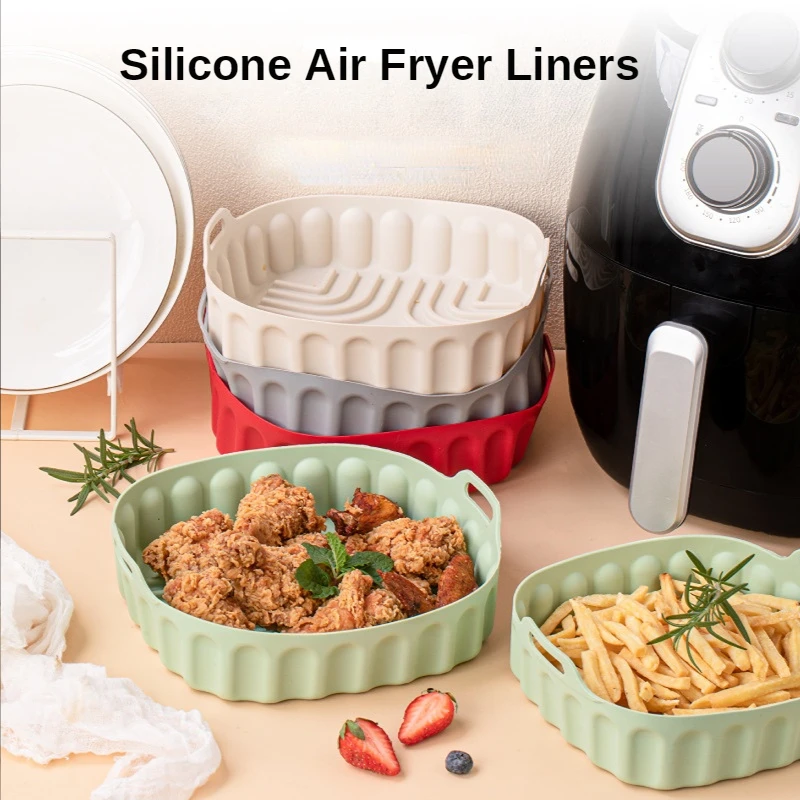 Silicone Air Fryer Liners,Oven Accessories Reusable Airfryer Liners Basket Handles & Heat Resistant Mitts,Silicone Oven Liners
Silicone Air Fryer Liners,Oven Accessories Reusable Airfryer Liners Basket Handles & Heat Resistant Mitts,Silicone Oven Liners