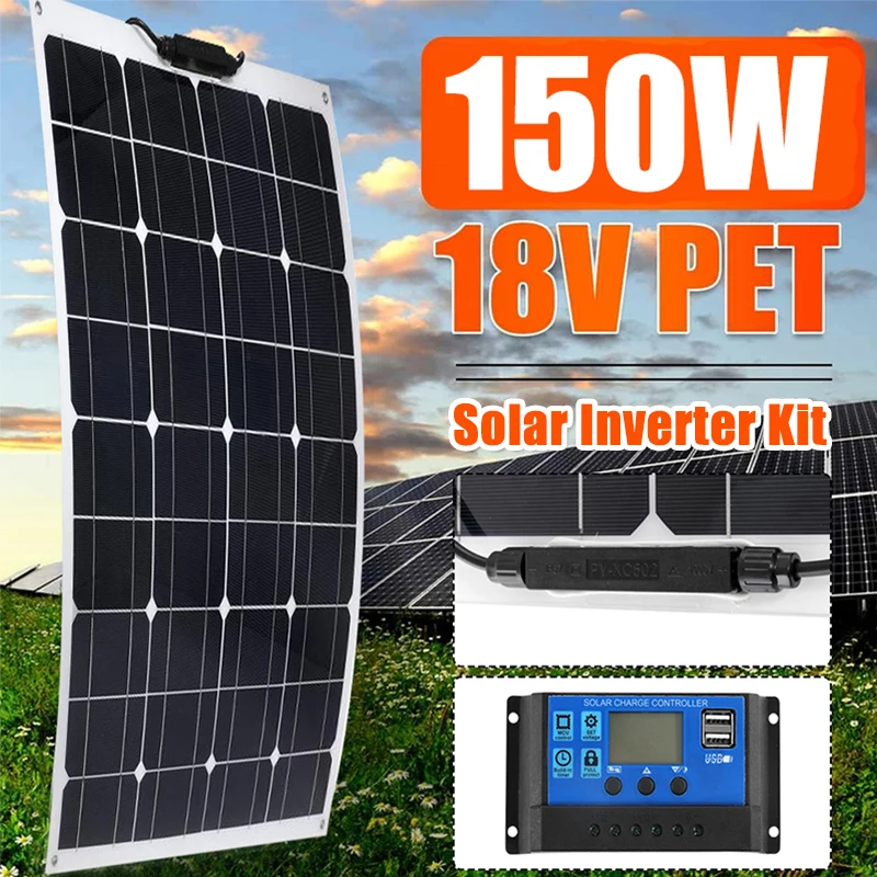 Solar Panel 150W 18V Charging Board Sun Power Cells Fast Charger PET Semi-Flexible Monocrystalline System Generator Car Boat
Solar Panel 150W 18V Charging Board Sun Power Cells Fast Charger PET Semi-Flexible Monocrystalline System Generator Car Boat