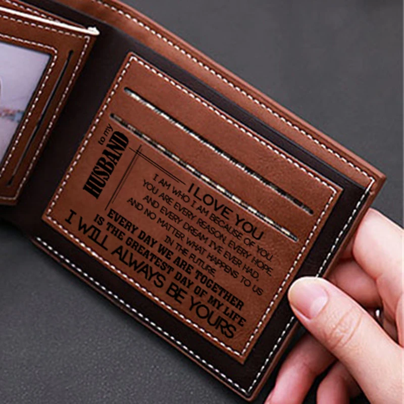 Vintage Personalized Gifts Men's Tri-fold Luxury Short Wallet Custom Engraved Card Holder Money Clip Purse Gift for Husband
Vintage Personalized Gifts Men's Tri-fold Luxury Short Wallet Custom Engraved Card Holder Money Clip Purse Gift for Husband