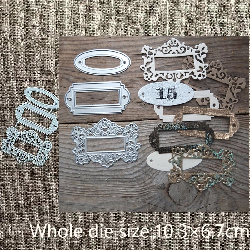 New Design Craft Metal stencil mold Cutting Die lace label frame decoration scrapbook die cuts Album Paper Card Craft Embossing
New Design Craft Metal stencil mold Cutting Die lace label frame decoration scrapbook die cuts Album Paper Card Craft Embossing