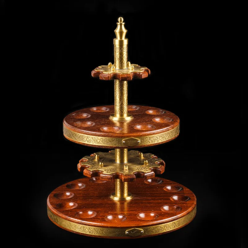 Multifunctional Pipe Rack 20 Grid Pineapple Grid Wood Rotating Solid Wood Pipe Display Rack Tobacco Pipes & Accessories
Multifunctional Pipe Rack 20 Grid Pineapple Grid Wood Rotating Solid Wood Pipe Display Rack Tobacco Pipes & Accessories