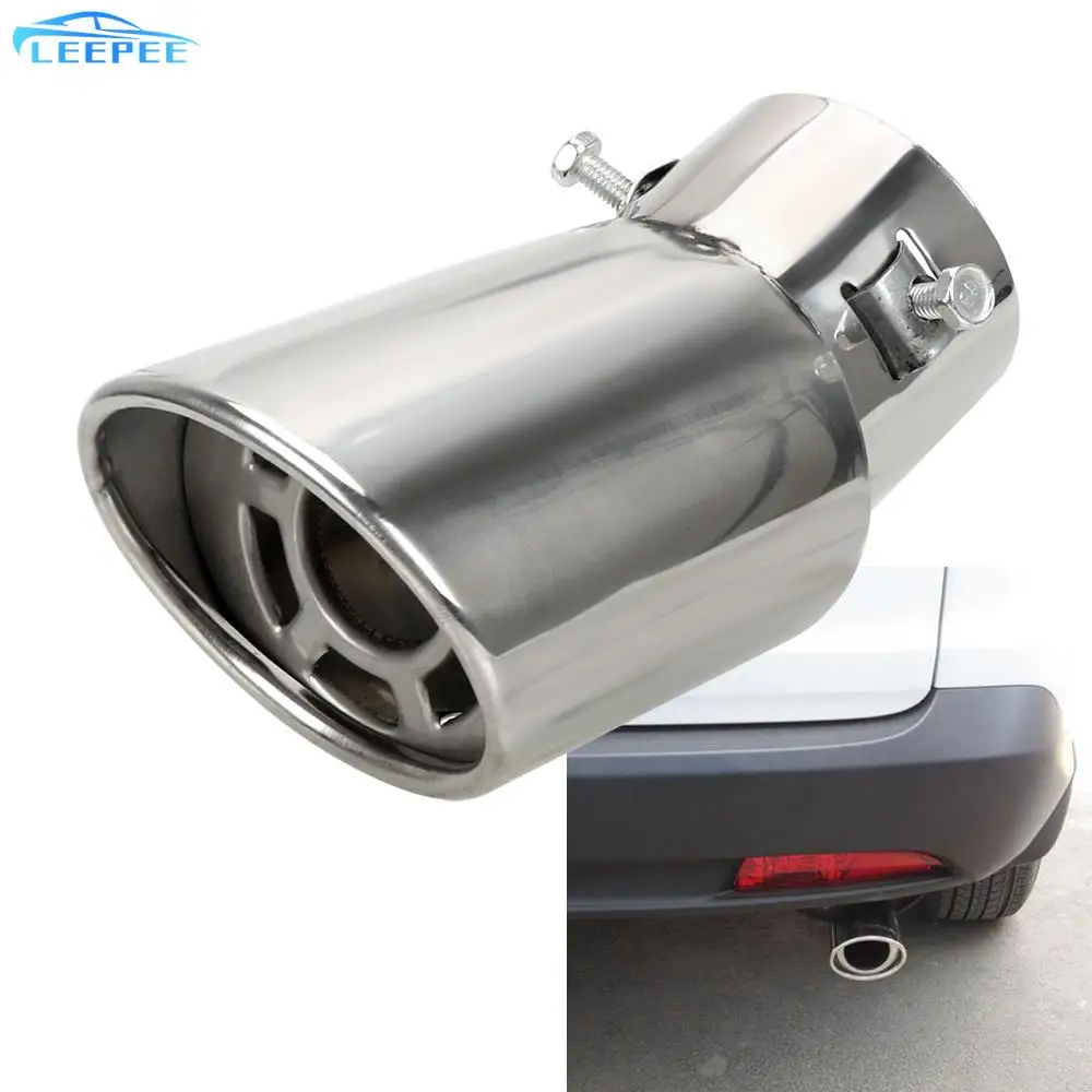 Car Accessories Universal Stainless Steel Round Car Exhaust Tail Pipe Tail Muffler Car Exhaust Muffler 1PCS
Car Accessories Universal Stainless Steel Round Car Exhaust Tail Pipe Tail Muffler Car Exhaust Muffler 1PCS