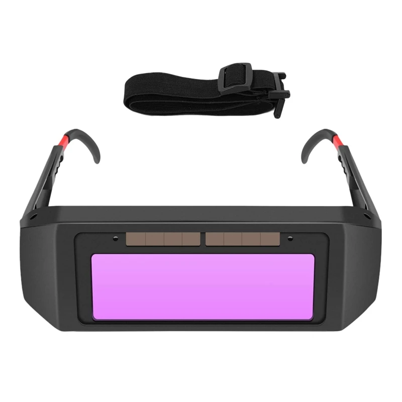 Welding Goggles Solar Powered Auto Darkening Welding Mask Goggles Welder Glasses with Elastic Headband
Welding Goggles Solar Powered Auto Darkening Welding Mask Goggles Welder Glasses with Elastic Headband