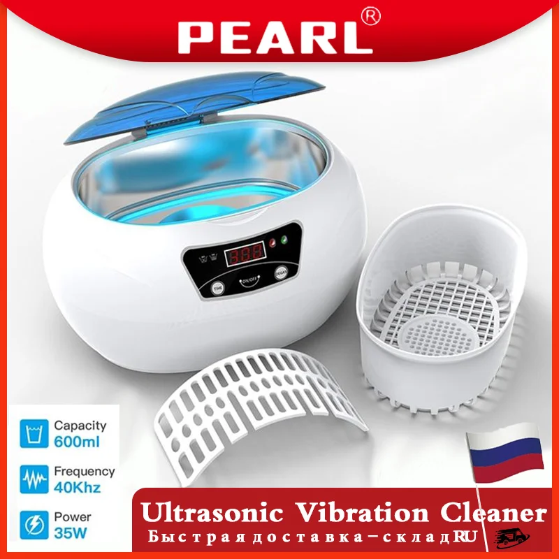 Ultrasonic Cleaner Vibration Wash Cleaning Machine High Frequency Washing Jewelry Glasses Watch Ring Sonic Clean Home Appliance
Ultrasonic Cleaner Vibration Wash Cleaning Machine High Frequency Washing Jewelry Glasses Watch Ring Sonic Clean Home Appliance