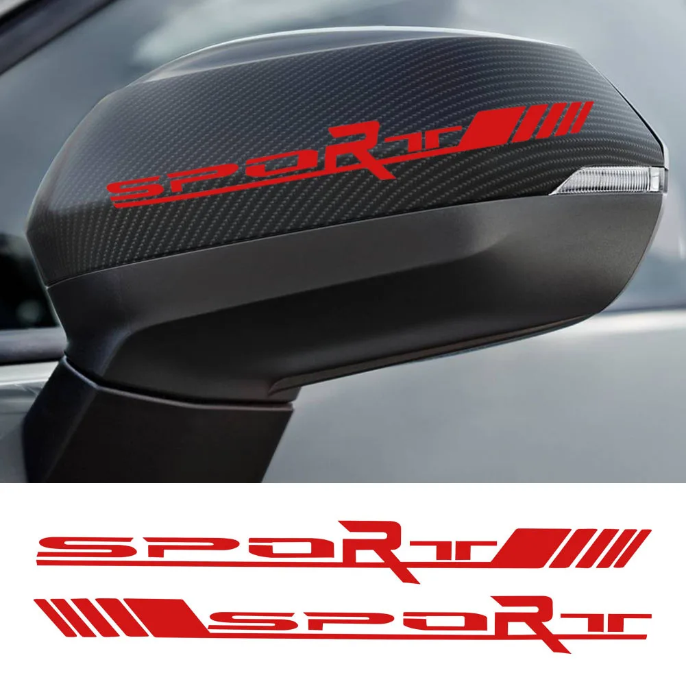 1Pair Car Sticker Racing Sports Rearview Mirror Sticker PVC Vinyl Decal Decoration Reflective Sticker Exterior Car Accessories
1Pair Car Sticker Racing Sports Rearview Mirror Sticker PVC Vinyl Decal Decoration Reflective Sticker Exterior Car Accessories