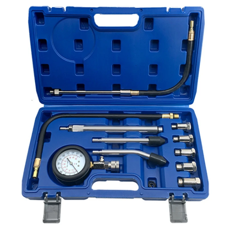Fuel Pressure Tester Gauge Kit Gasolines Gas Injection Manometer Tool Set With Inline Fitting Schrader Adapter For Auto
Fuel Pressure Tester Gauge Kit Gasolines Gas Injection Manometer Tool Set With Inline Fitting Schrader Adapter For Auto
