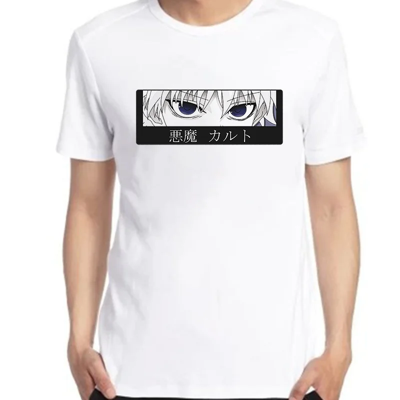 Повседневные футболки унисекс Hunter Hunter с японским аниме Killua Zoldyck Eyes, графические футболки с коротким рукавом, летняя уличная одежда в стиле Х...
Повседневные футболки унисекс Hunter Hunter с японским аниме Killua Zoldyck Eyes, графические футболки с коротким рукавом, летняя уличная одежда в стиле Х...