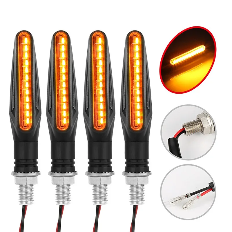 Motorcycle Turn Signals Lights Moto Indicator Turn Lamp Accessories 12V Flasher Motorcycle Led Flowing Water Blinker
Motorcycle Turn Signals Lights Moto Indicator Turn Lamp Accessories 12V Flasher Motorcycle Led Flowing Water Blinker