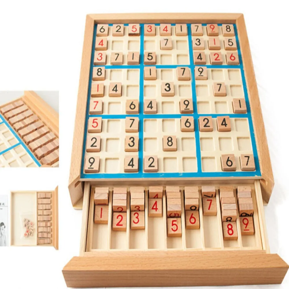 Children Sudoku Chess Crosswords International Checkers Folding Game Table Toy Gift Learning Education Puzzle Toy
Children Sudoku Chess Crosswords International Checkers Folding Game Table Toy Gift Learning Education Puzzle Toy