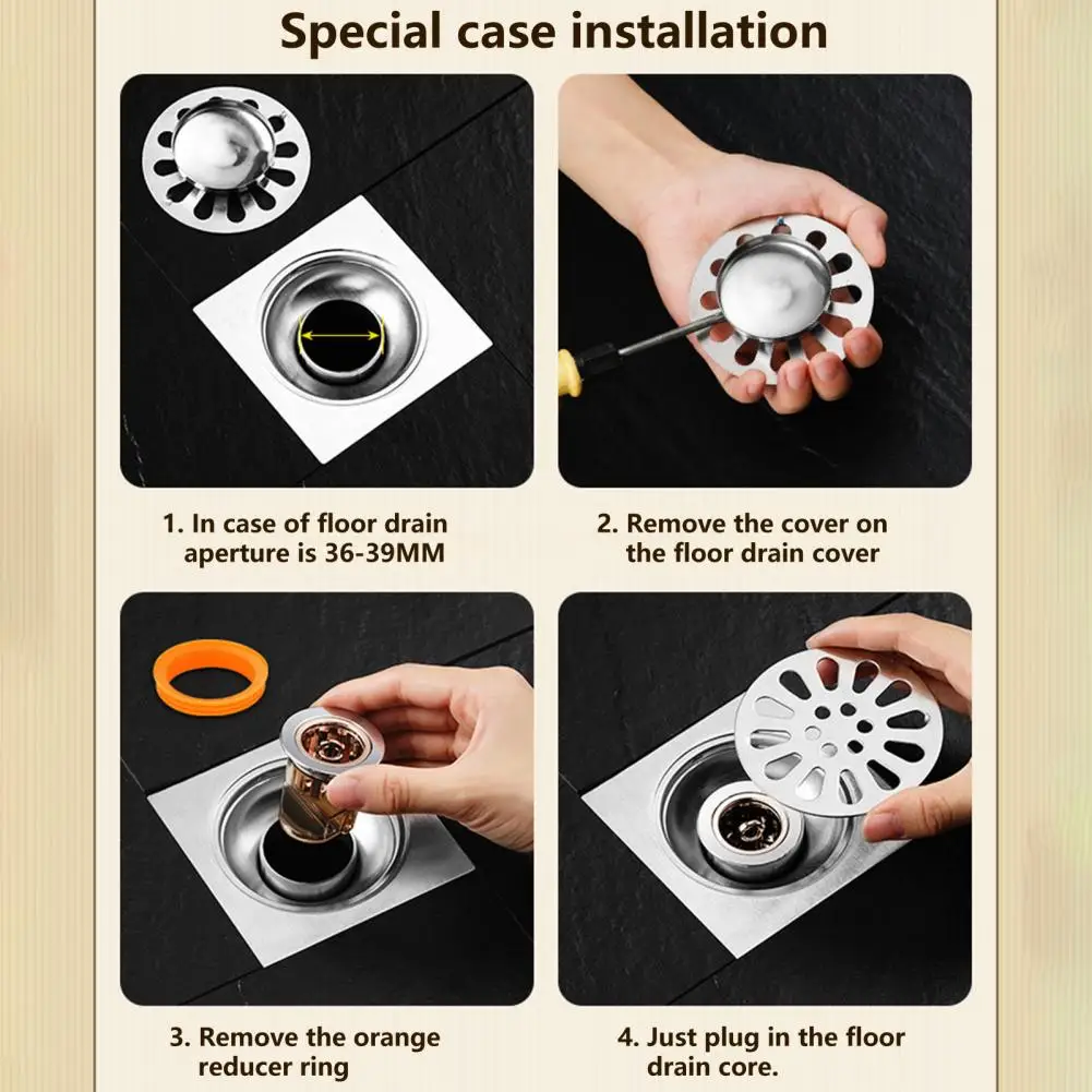 Durable Sewer Deodorant Core Reusable Floor Drain Core Anti-clogging Bathroom Sewer Floor Drain Core Anti-smell
Durable Sewer Deodorant Core Reusable Floor Drain Core Anti-clogging Bathroom Sewer Floor Drain Core Anti-smell