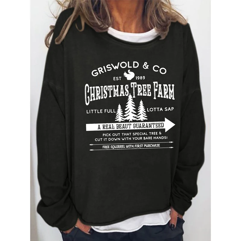 Rheaclot Christmas Tree Farm Printing Women's Causal Cotton Long Sleeve SweatShirt
Rheaclot Christmas Tree Farm Printing Women's Causal Cotton Long Sleeve SweatShirt