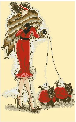 Fashion woman Cross Stich Embroidery set Electronic drawing Cross Stich Needlework PDF by Email
Fashion woman Cross Stich Embroidery set Electronic drawing Cross Stich Needlework PDF by Email