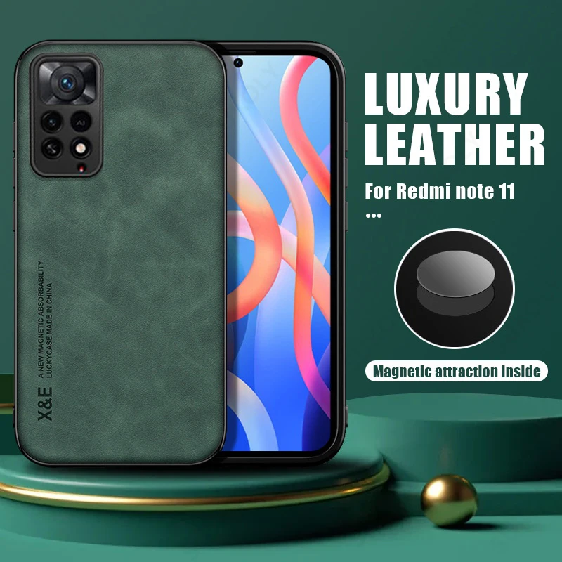 Leather Magnetic Case For Redmi Note 11 12 10 9 Pro 11s 10s Xiaomi 12T 11T Pro Mi 11 Lite 5G NE Poco X5 Pro X3 NFC Phone Cover
Leather Magnetic Case For Redmi Note 11 12 10 9 Pro 11s 10s Xiaomi 12T 11T Pro Mi 11 Lite 5G NE Poco X5 Pro X3 NFC Phone Cover