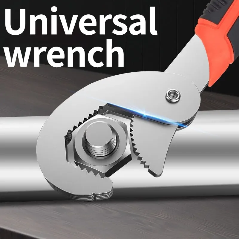 Wood Working Universal Wrench High-carbon Steel Non-slip Multi-function Pipe Tools for Mechanic Universal Wrench Hand Tools
Wood Working Universal Wrench High-carbon Steel Non-slip Multi-function Pipe Tools for Mechanic Universal Wrench Hand Tools
