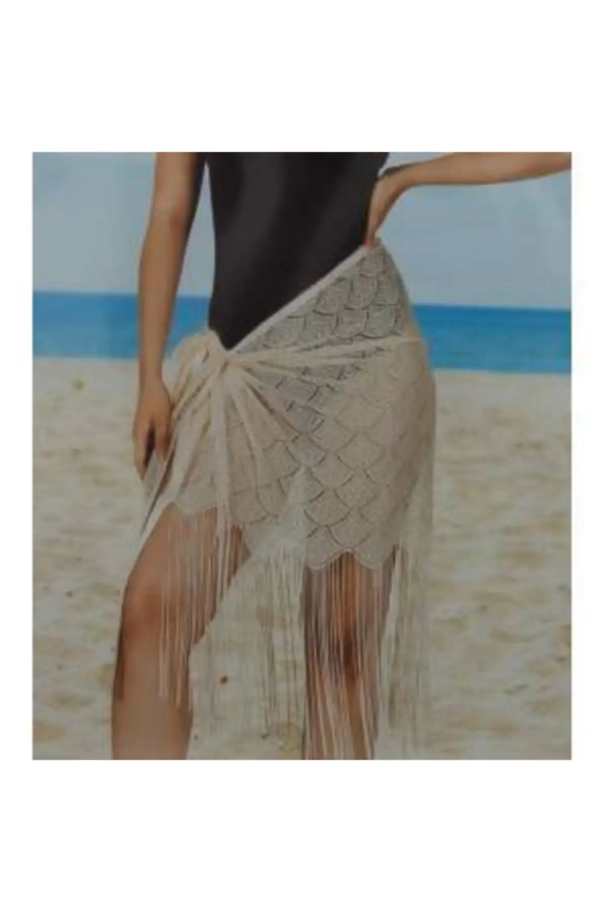 Women's Pareo Beige kalhedon Beach Knitted Short Skirt Swimwear Cover Up Dress Sexy Tunic Suit Beachwear
Women's Pareo Beige kalhedon Beach Knitted Short Skirt Swimwear Cover Up Dress Sexy Tunic Suit Beachwear