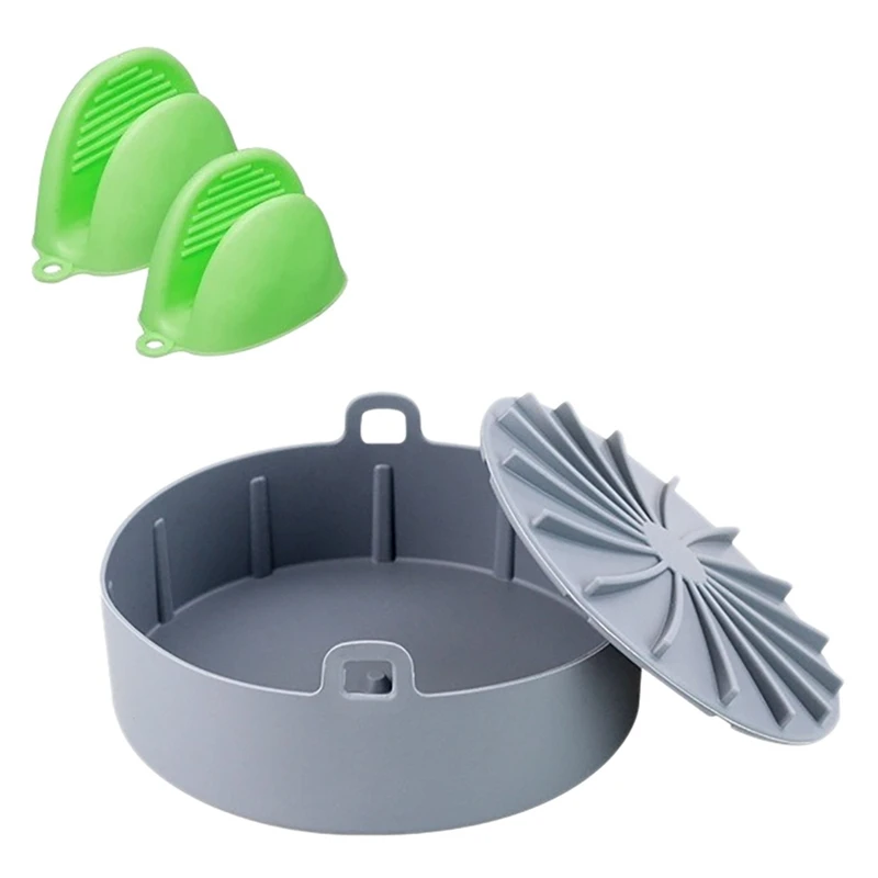 2 Pieces Air Fryer Silicone Pot Accessories Air Fryer Liners Silicone Air Fryer Basket With Mini Silicone Oven Mitts
2 Pieces Air Fryer Silicone Pot Accessories Air Fryer Liners Silicone Air Fryer Basket With Mini Silicone Oven Mitts