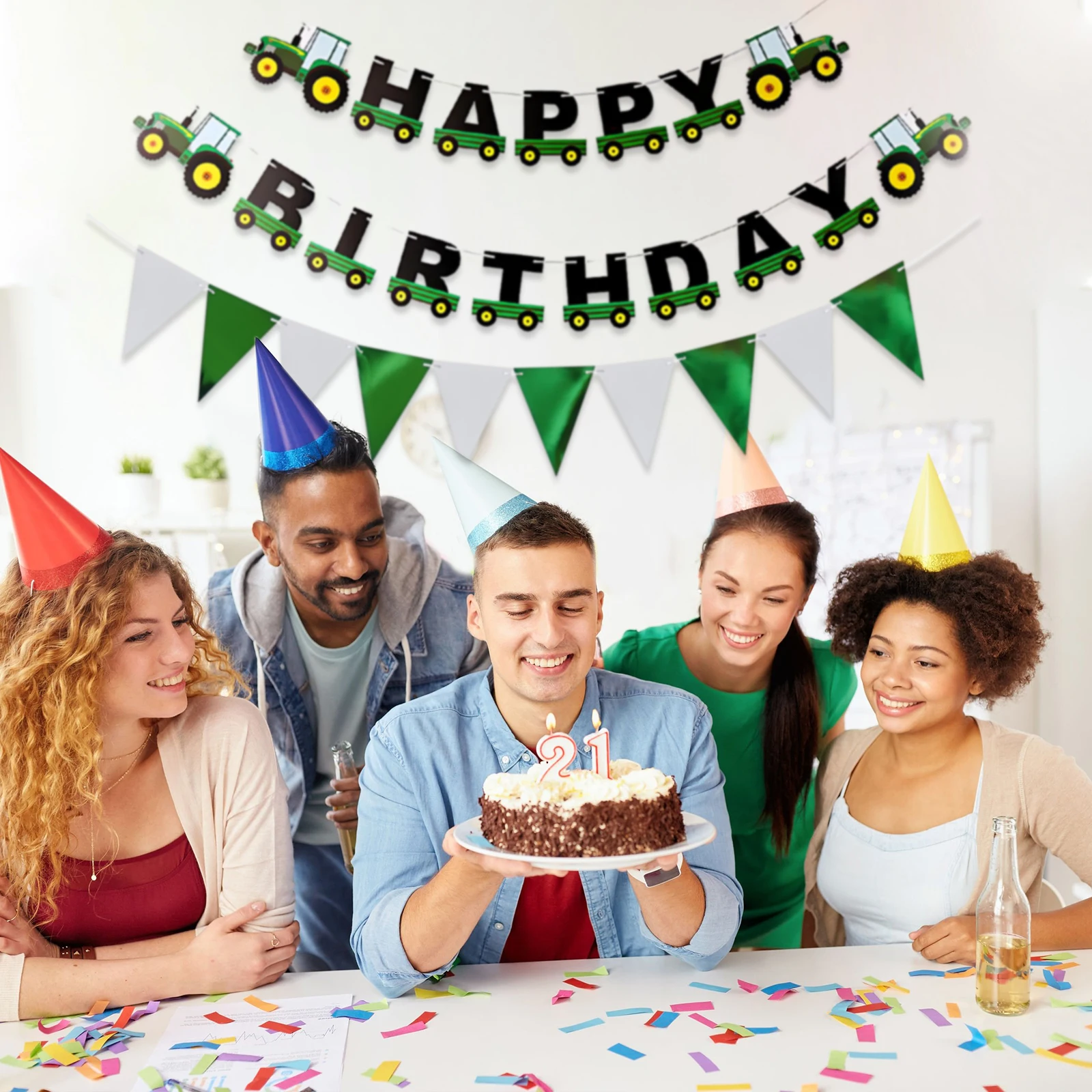 3pcs/set Green Birthday Garland Banner For Baby Shower Birthday Party Decoration Kids Room Decoration Garland Bunting
3pcs/set Green Birthday Garland Banner For Baby Shower Birthday Party Decoration Kids Room Decoration Garland Bunting