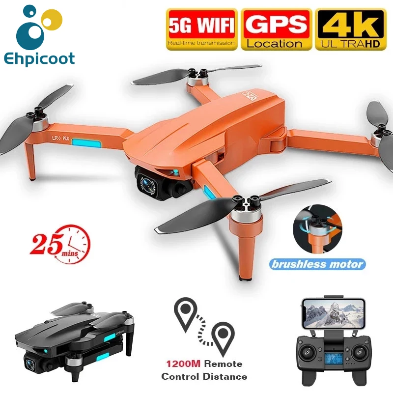 Best L700 PRO GPS Drone 4K Professional Dual HD Camera Aerial Photography Brushless Motor Foldable Quadcopter RC Distance 1200M
Best L700 PRO GPS Drone 4K Professional Dual HD Camera Aerial Photography Brushless Motor Foldable Quadcopter RC Distance 1200M
